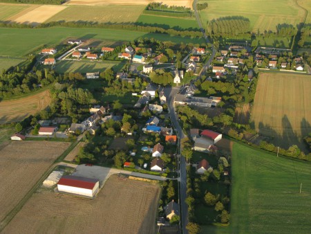 Vue aérienne du Bourg